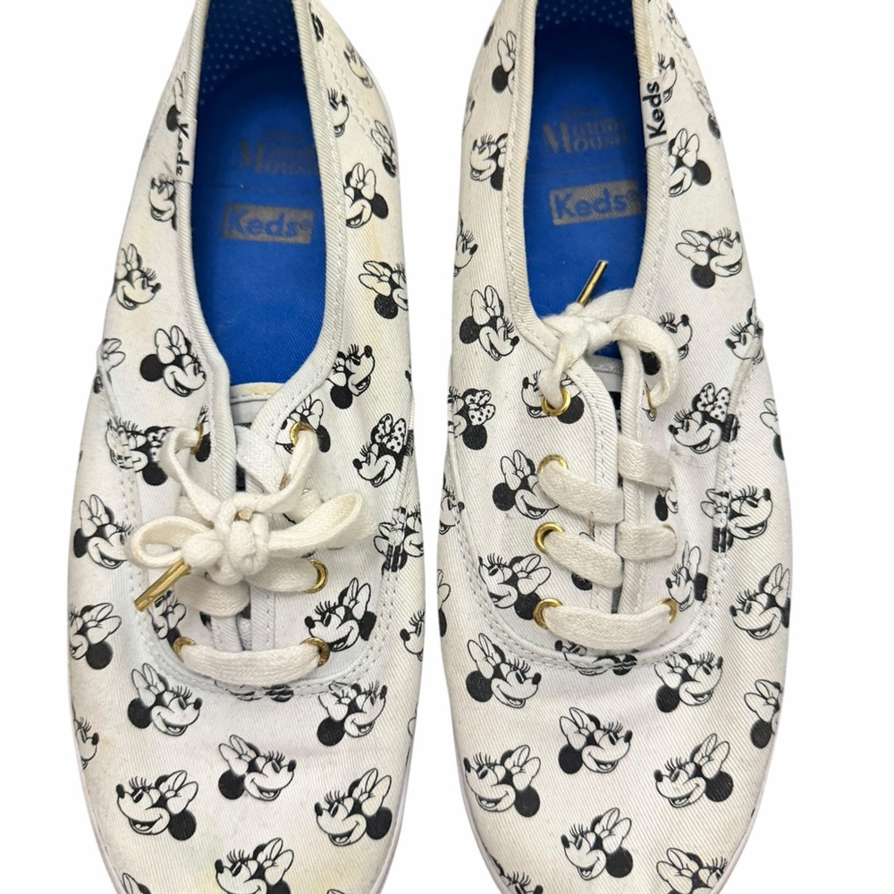 Keds Blue Polka Dot Canvas Sneakers
